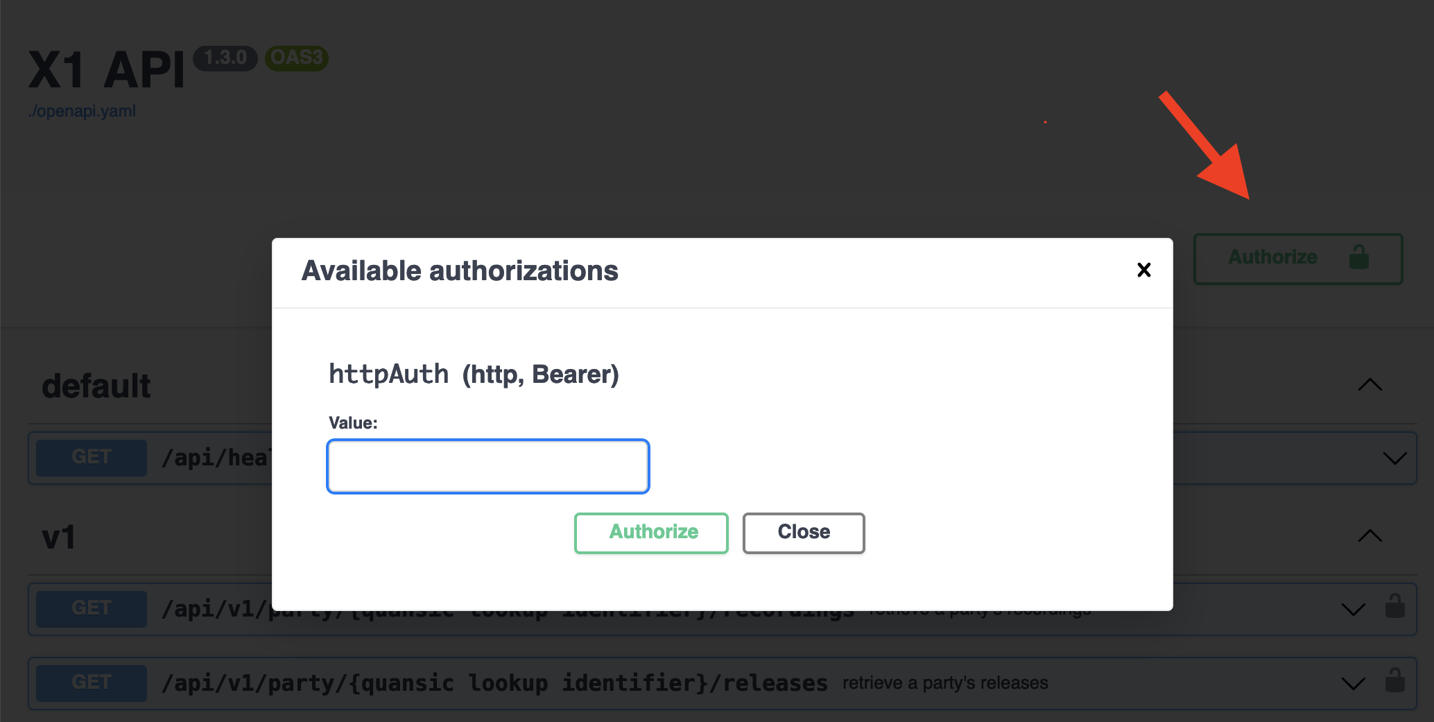 authorize